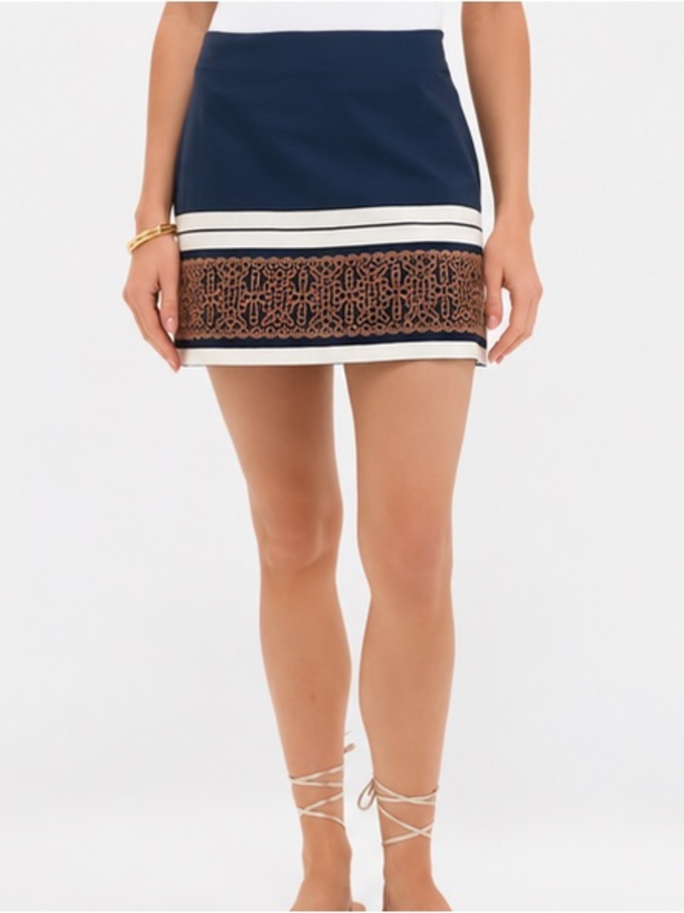 Tuckernuck Meg Navy Mini Skirt-small